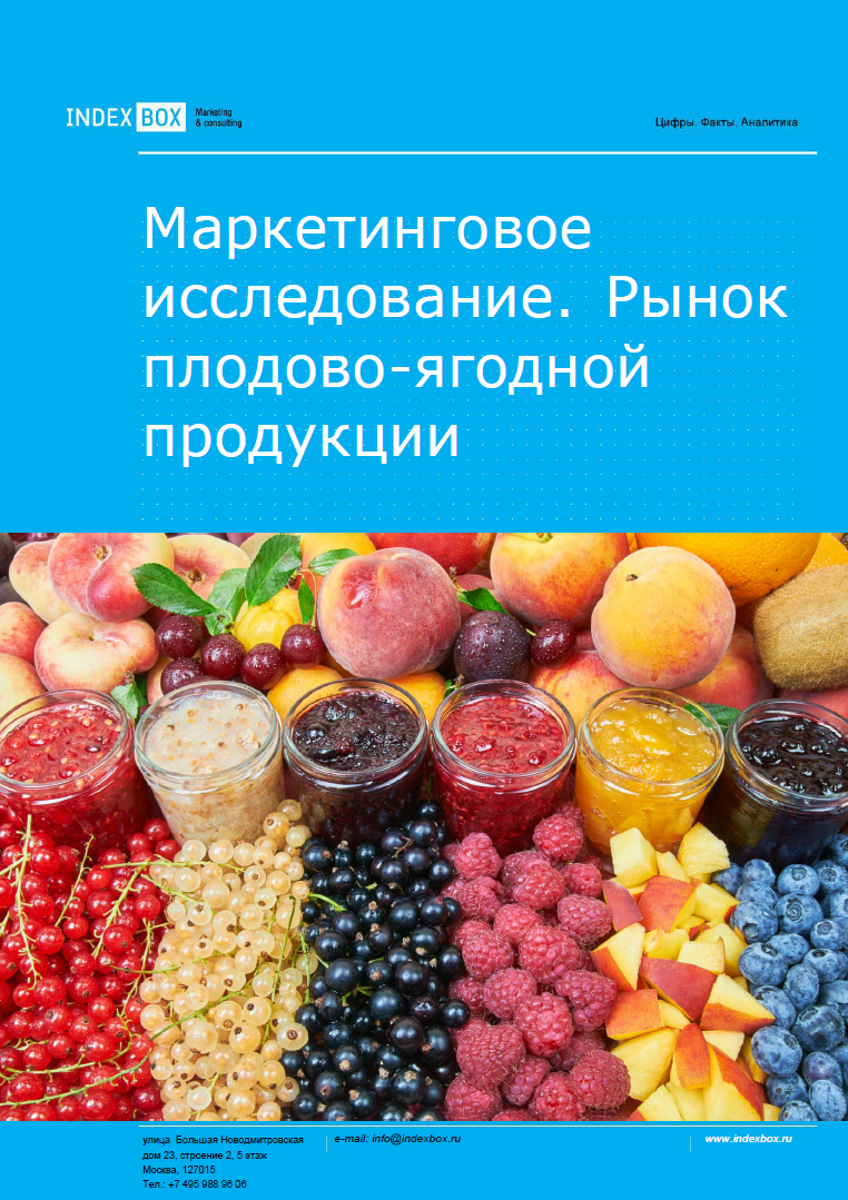 Рынок плодово-ягодной продукции. Маркетинговое исследование - Итоги 2023. Прогноз на 2024-2030 гг.